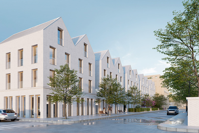 Logements et une halle de marché - Aubervilliers 5